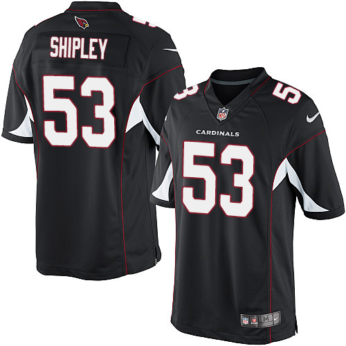 Men's Limited A.Q. Shipley Nike Jersey Black Alternate - #53 NFL Arizona Cardinals